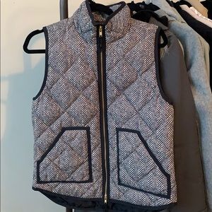 J. Crew herringbone vest!